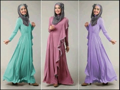 Contoh Desain Baju Muslim Terbaru Di 2019 pipitfashion